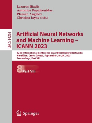 cover image of Artificial Neural Networks and Machine Learning